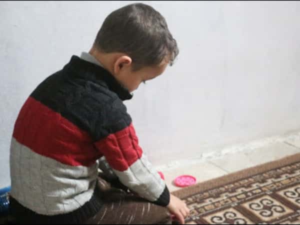 Ahmed is an orphan from the Aleppo countryside