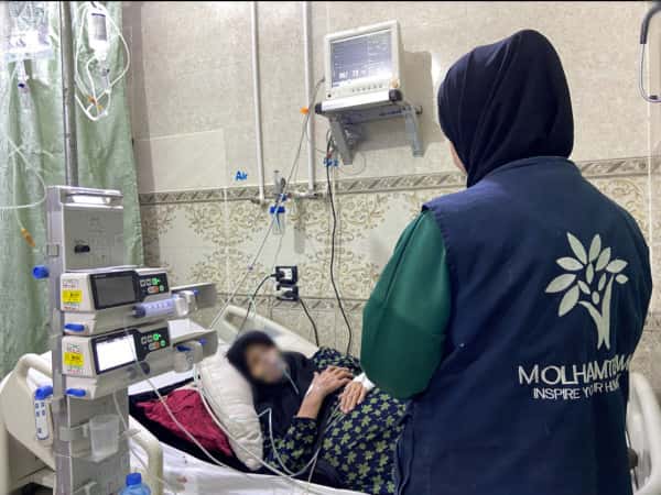 Rashida suffers from ascites around the abdomen and needs treatment.