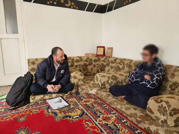 A chair and surgery help him live