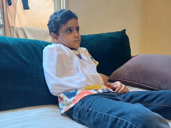 Ameer is a kid who wishes to go out and play with other kids in the neighborhood!