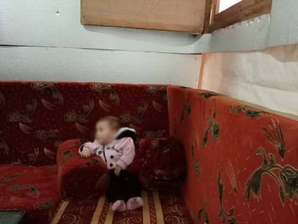 A little girl suffers from a brain disease