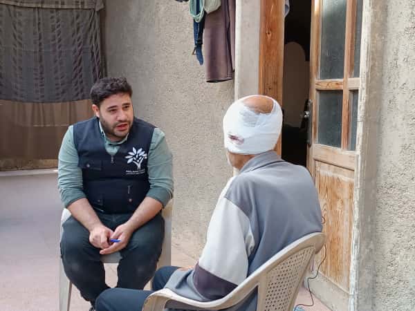 Uncle Hamza suffers from skin cancer