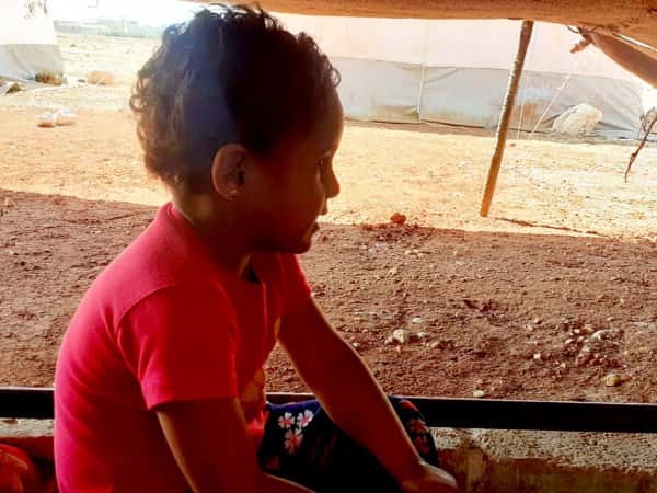 Almas is an orphan from Idlib!