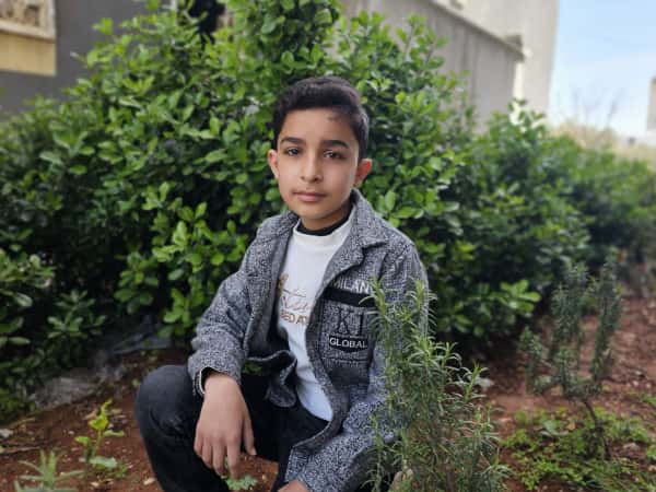 محمد طفل يتيم من حلب