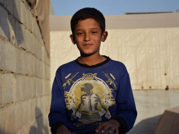 عبد الله طفل يتيم من ريف ادلب