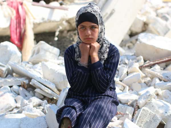 Zainab is a child orphaned by the earthquake.