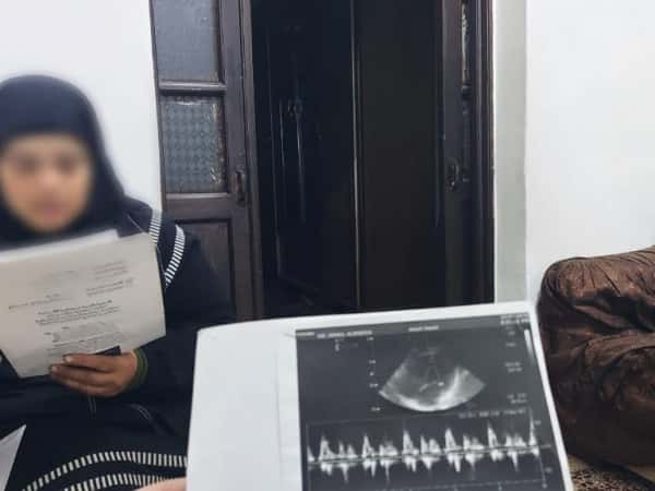 A tired body and a heart burdened with pain