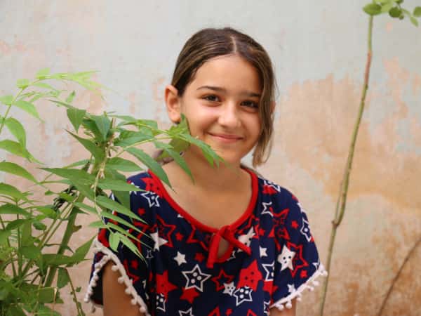 Sham is an orphan kid from Idlib.