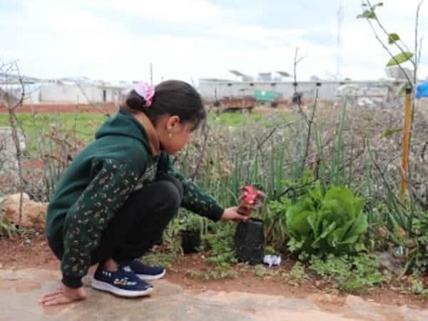 Nourhan is an orphan girl from the Idlib countryside