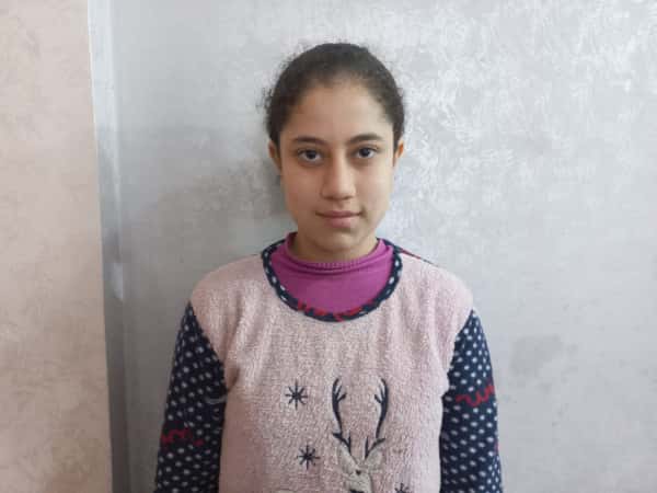 Reem is an orphan girl from Gaza.