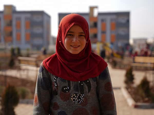 Rabab is a girl from the Aleppo countryside