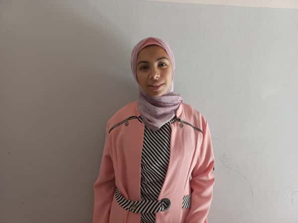Nour is an orphan girl from Gaza.