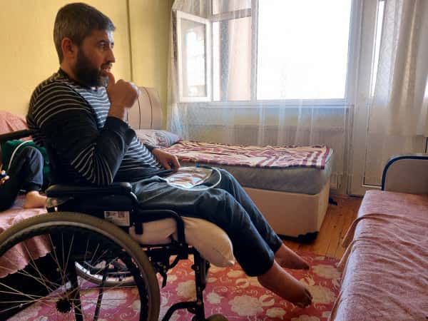 Qasem got bedridden due to medical error