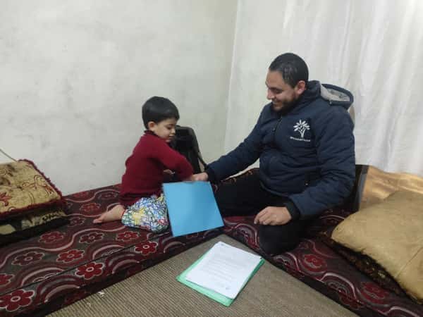 Ahmed is staying strong facing his illness