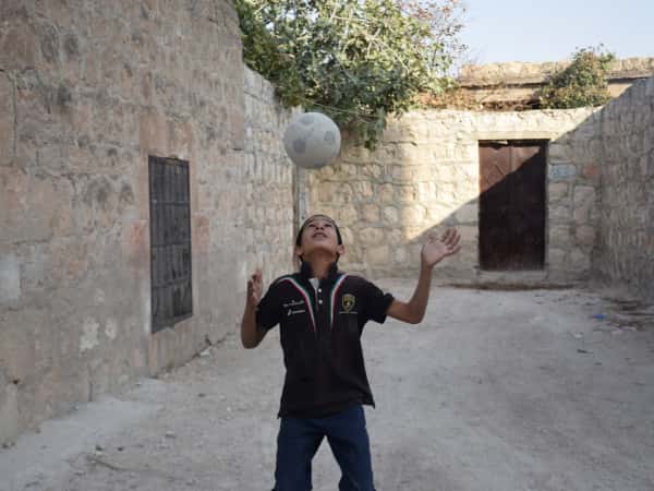 Saif is a child from Homs