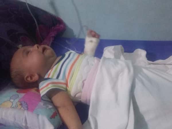 Infant needs treatment