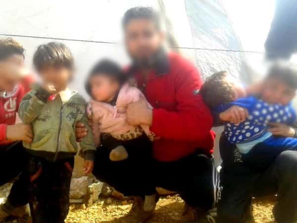 A displaced family needs help