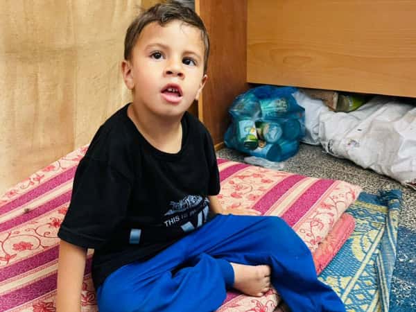 Muhammad is an orphan child from Gaza.