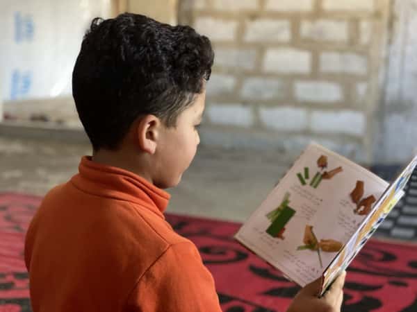 Kenan is an orphan child from Damascus Countryside