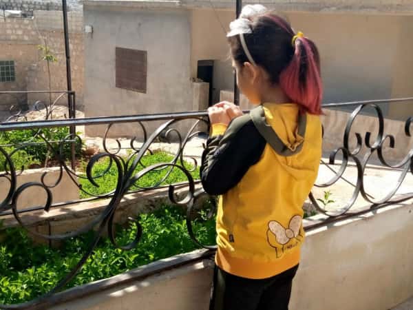 Lujain is an orphan girl from Aleppo