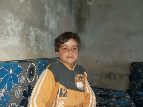 Mahmoud is an orphan who lost his father on the day he was born