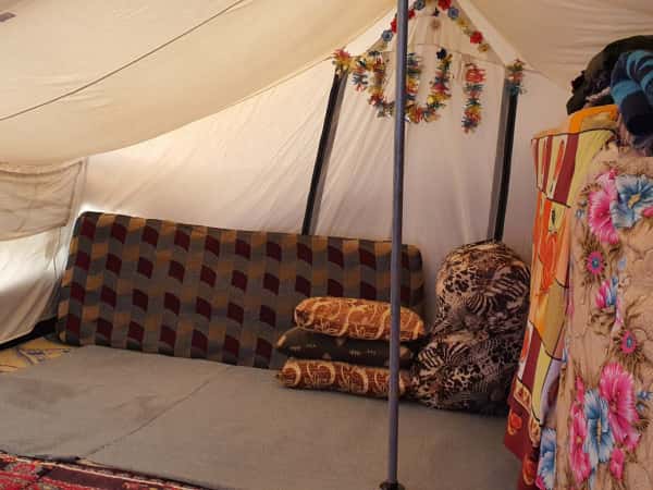 A displaced family, with a bad living condition, needs you.