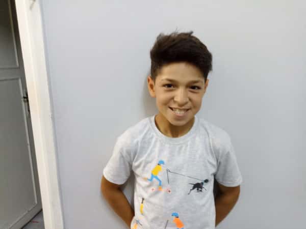 Khalil is an orphaned child from Idlib