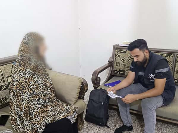A woman in need of urgent surgery on her eye.