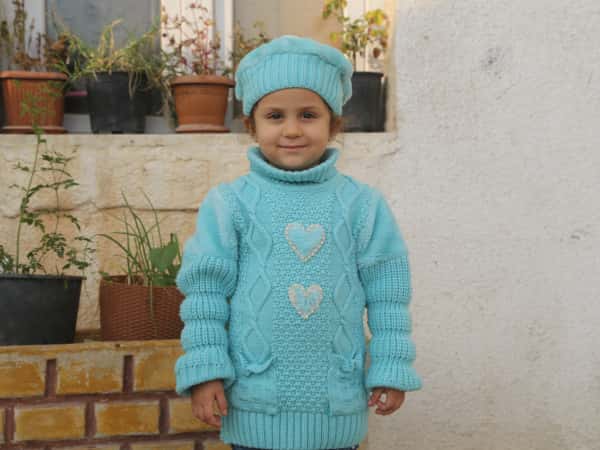 Aya, an orphan from Aleppo