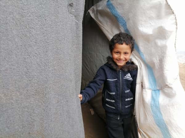 محمد طفل يتيم من معرة النعمان