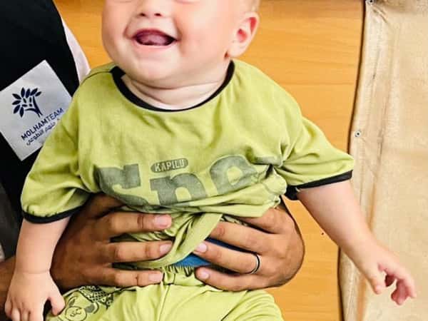 Anas is an orphan child from Gaza.