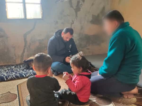 Their house is threatened to fall due to the earthquake