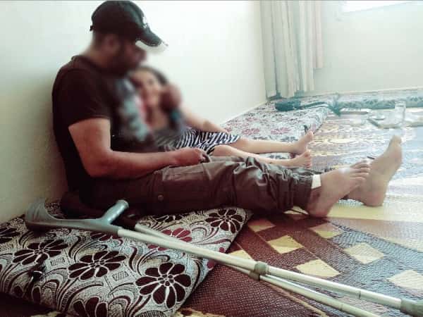 A family looks for a supporter