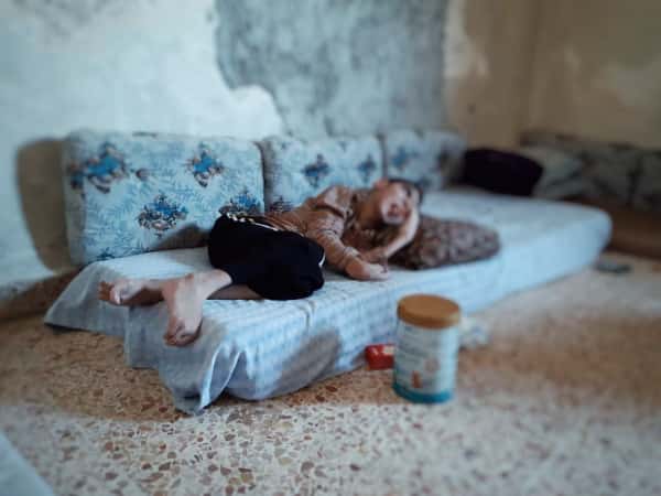 Khaled is bedridden from birth!