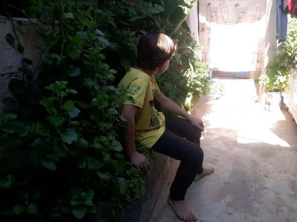 Mustafa, an orphan from Aleppo countryside