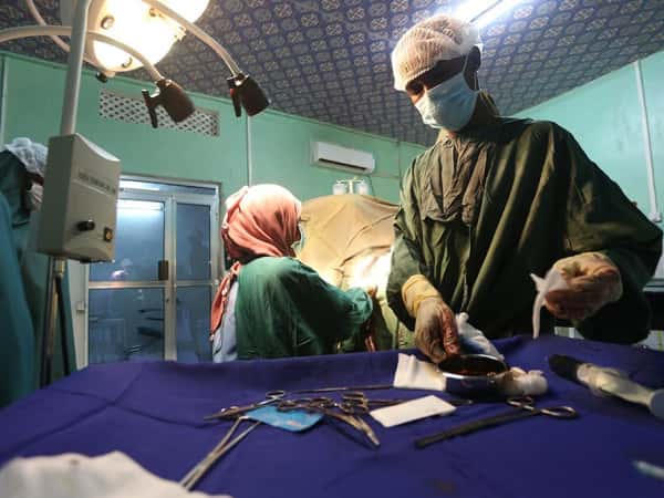 Patient needing surgery