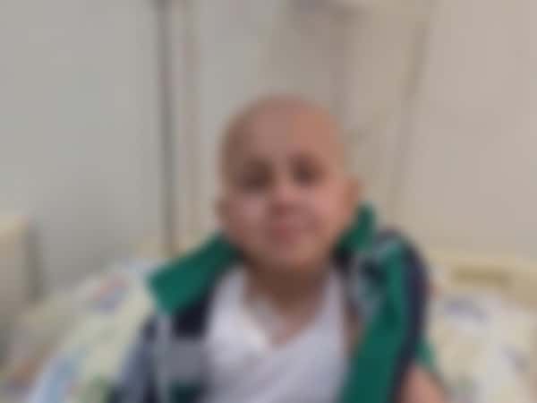 Child with leukemia