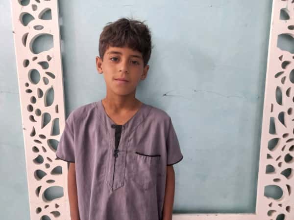 Moaz is an orphan from Gaza who deserves the best.