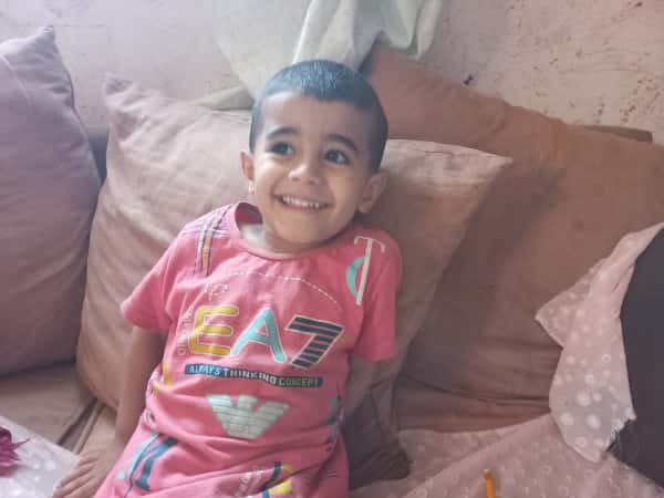 Khalil is an orphaned child from Gaza.