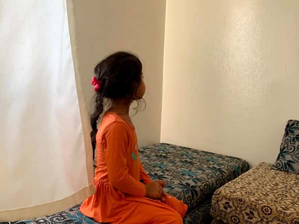 Somaya, an orphan from Deir ez-Zor