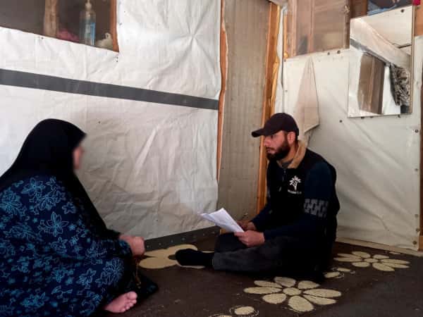 Fatima and her daughters have no breadwinner after her husband's death.