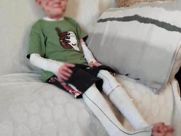 Strong and sensitive pain sweeps through his little body and breaks his heart!