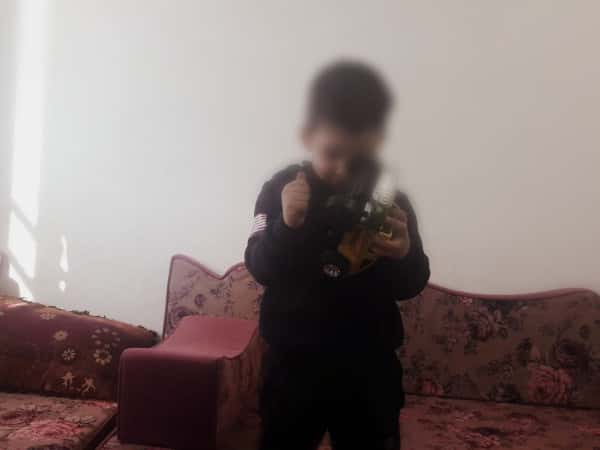 a child suffers from chronic tonsillitis