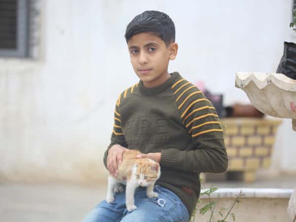 Yaser, an orphan from rural Aleppo