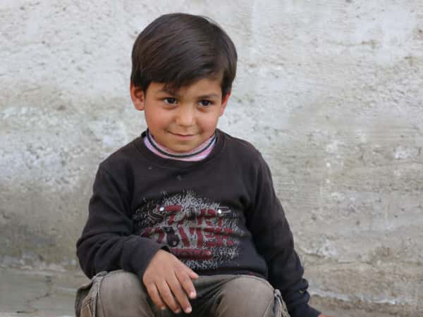 Bilal became an orphan after the earthquake.