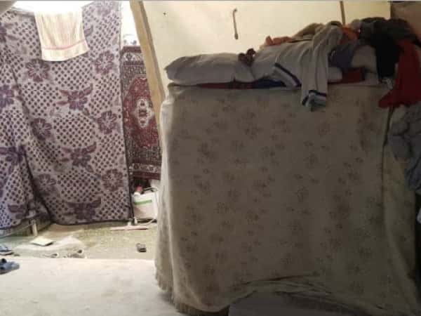 A family in a poor camp in need of help