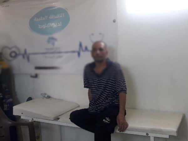 Diabetic man needs examinations and medications.