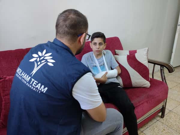 Child Abdul Rahman suffers from a severe growth deficiency