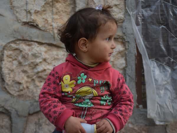 Eleen is an orphan child from Aleppo