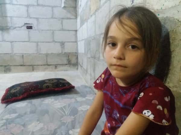 Hibat Allah is an orphan child from Halfaya